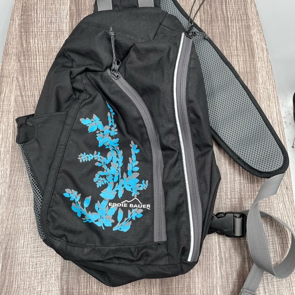 Eddie Bauer Bags Eddie Bauer Womans Floral Sling Crossbody Backpack